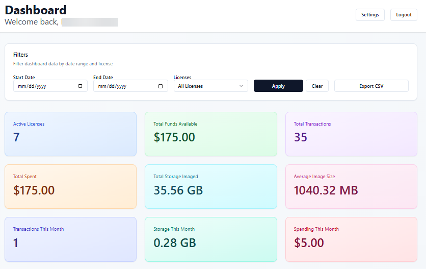 LLSmartVerify dashboard 1