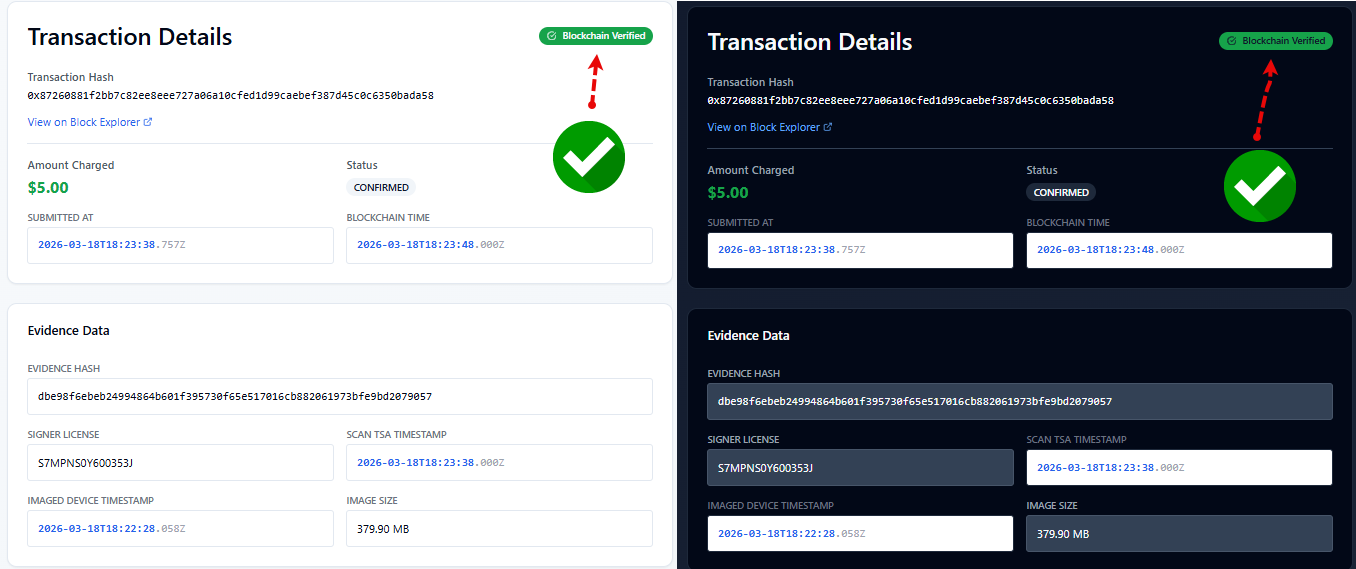 See details for that transaction