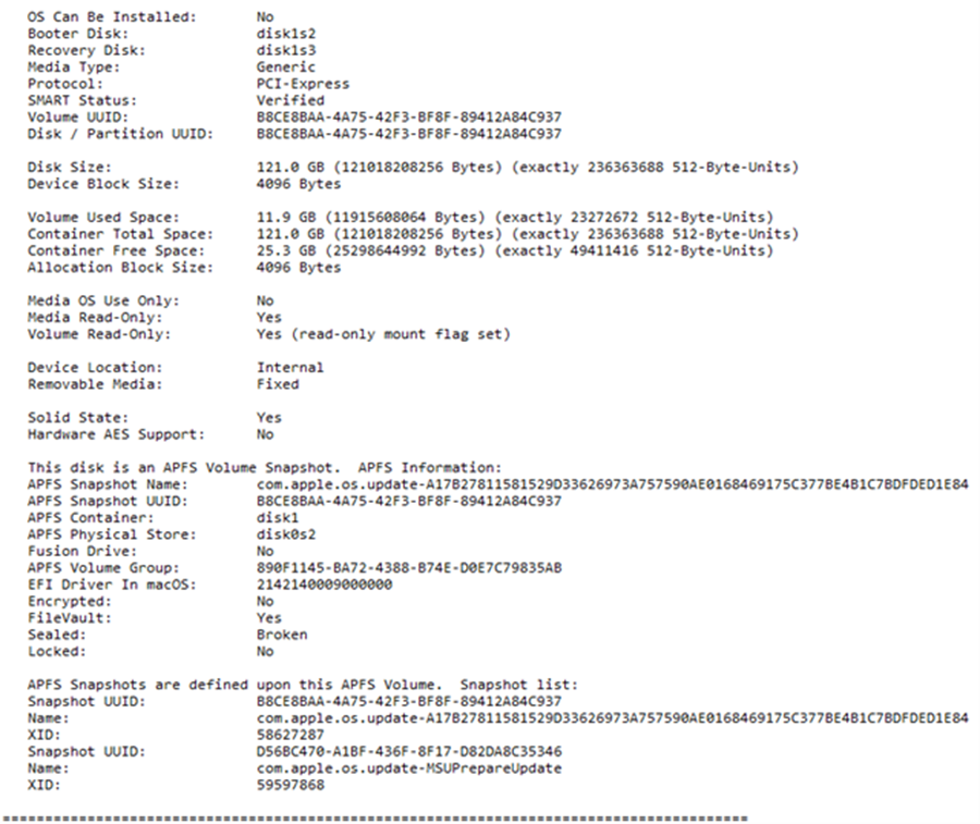 LLIMAGER 6.0 Acquisition Log