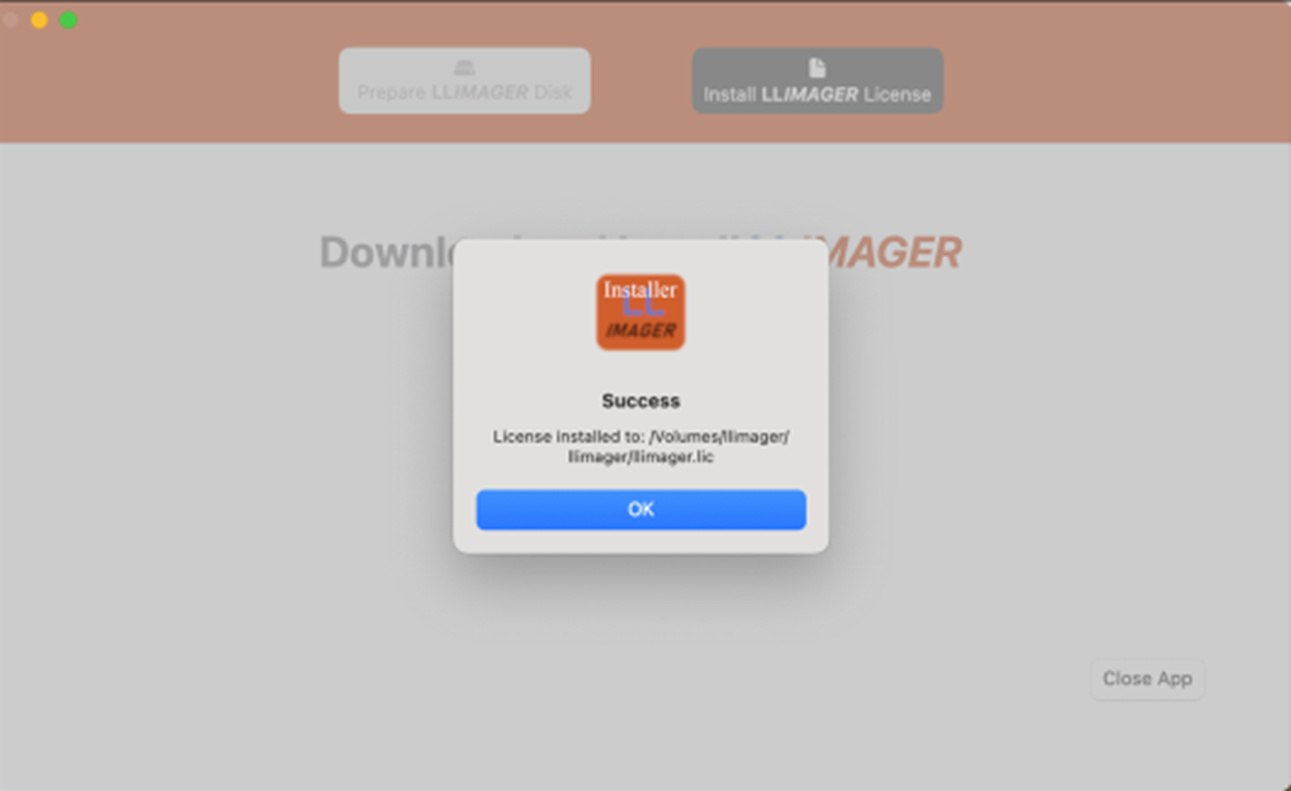 LLIMAGER 6.0 Run Installer