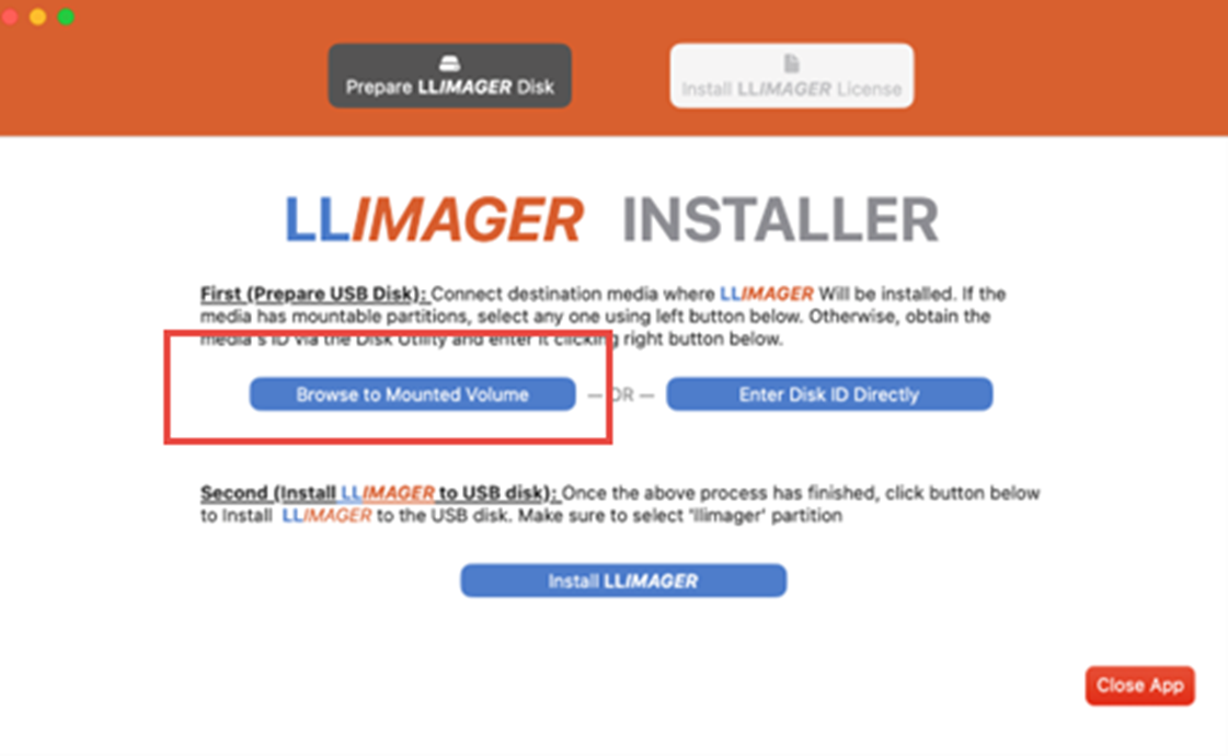 LLIMAGER 6.0 Run Installer