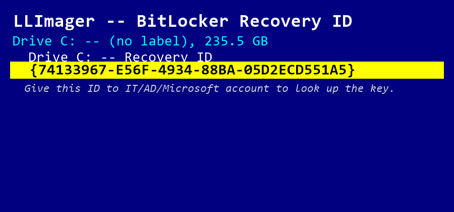 LLIMAGER Linux Bitlocker ISO 