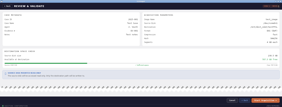 LLIMAGER Linux Start Imaging — Review