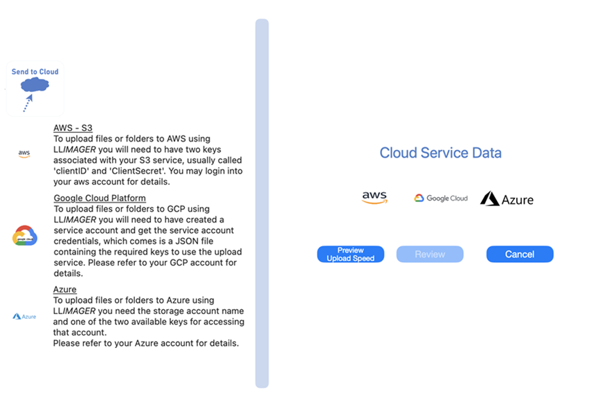 LLIMAGER 6.0 Send To Cloud