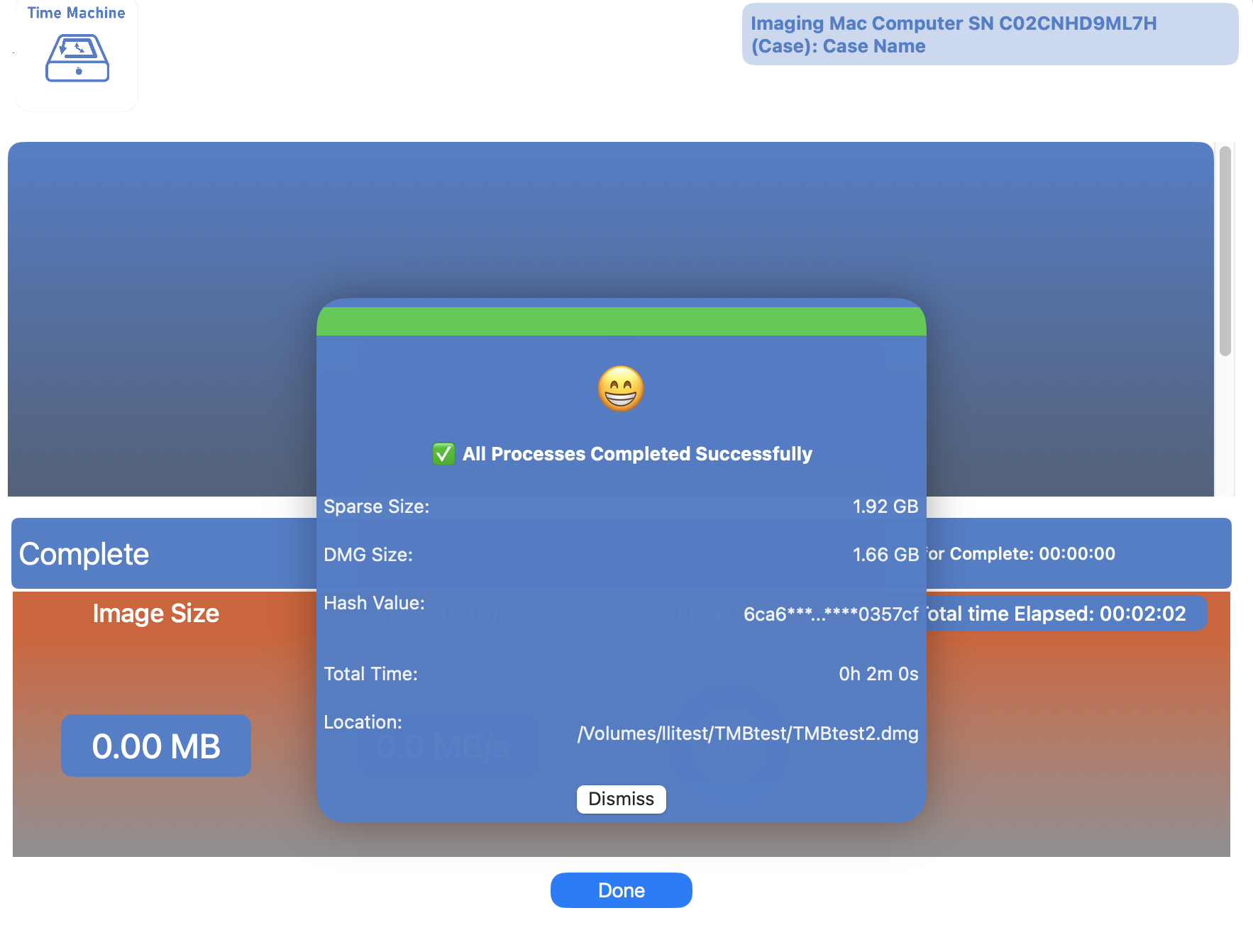 LLIMAGER 6.0 Acquire Time Machine