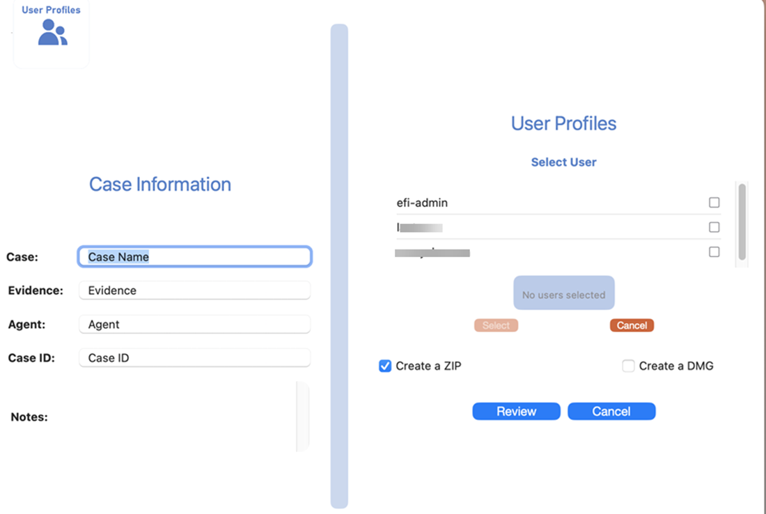 LLIMAGER 6.0 Acquire Profiles