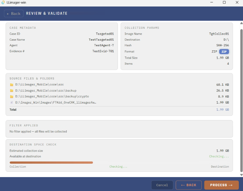 LLIMAGER-win  Targeted Review View