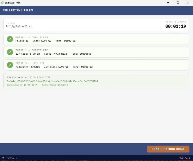LLIMAGER-win  Targeted Processing files View (3)